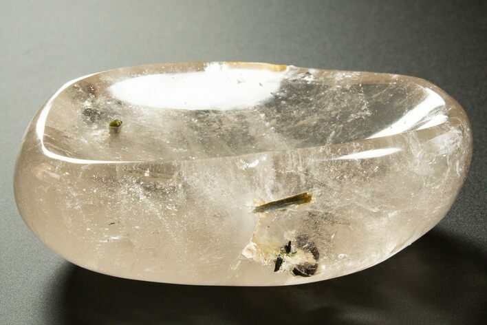 Polished Smoky Quartz Dish - Madagascar #336426